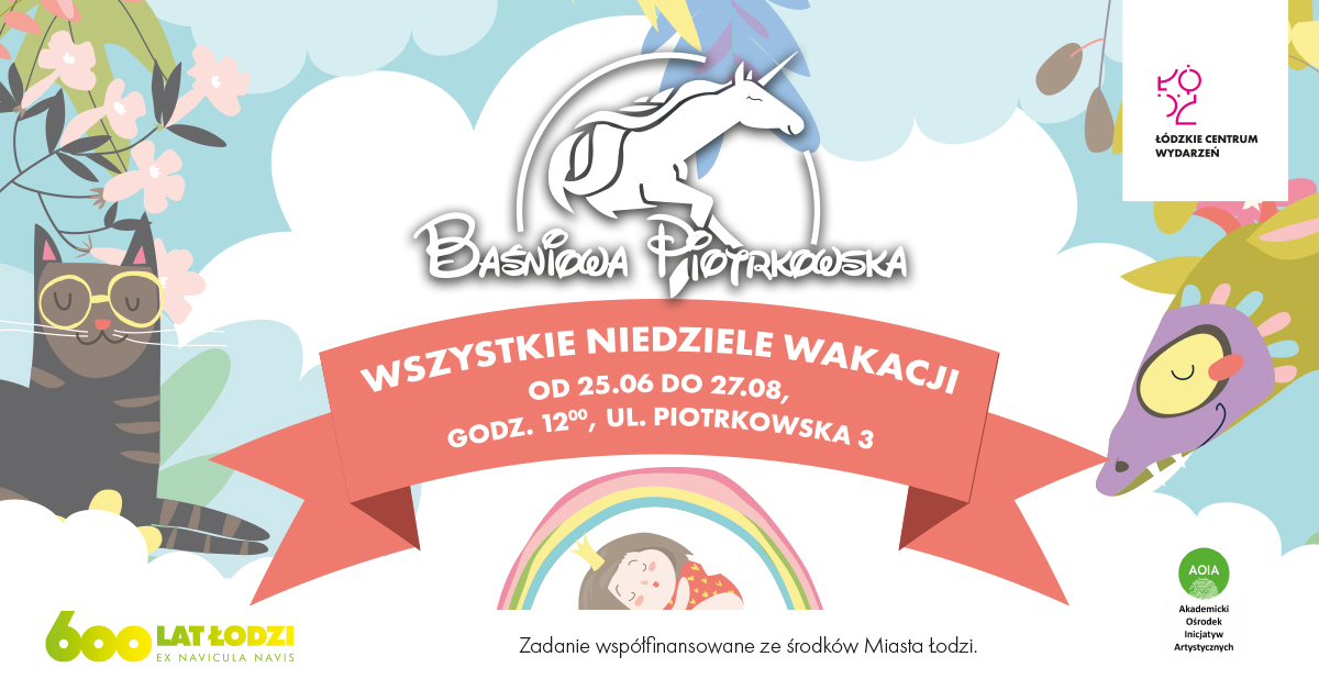 Plakat Baśniowej Piotrkowskiej