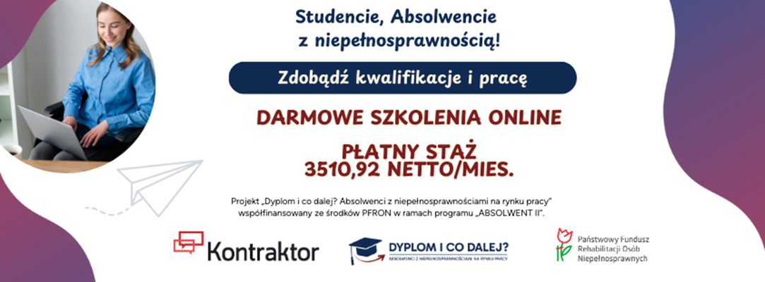 Baner projektu "Dyplom i co dalej"