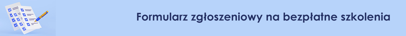 Baner formularza zgłoszeniowego
