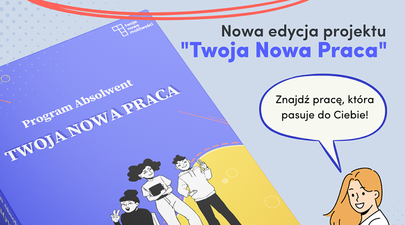 Baner projektowy Twoja Nowa Praca
