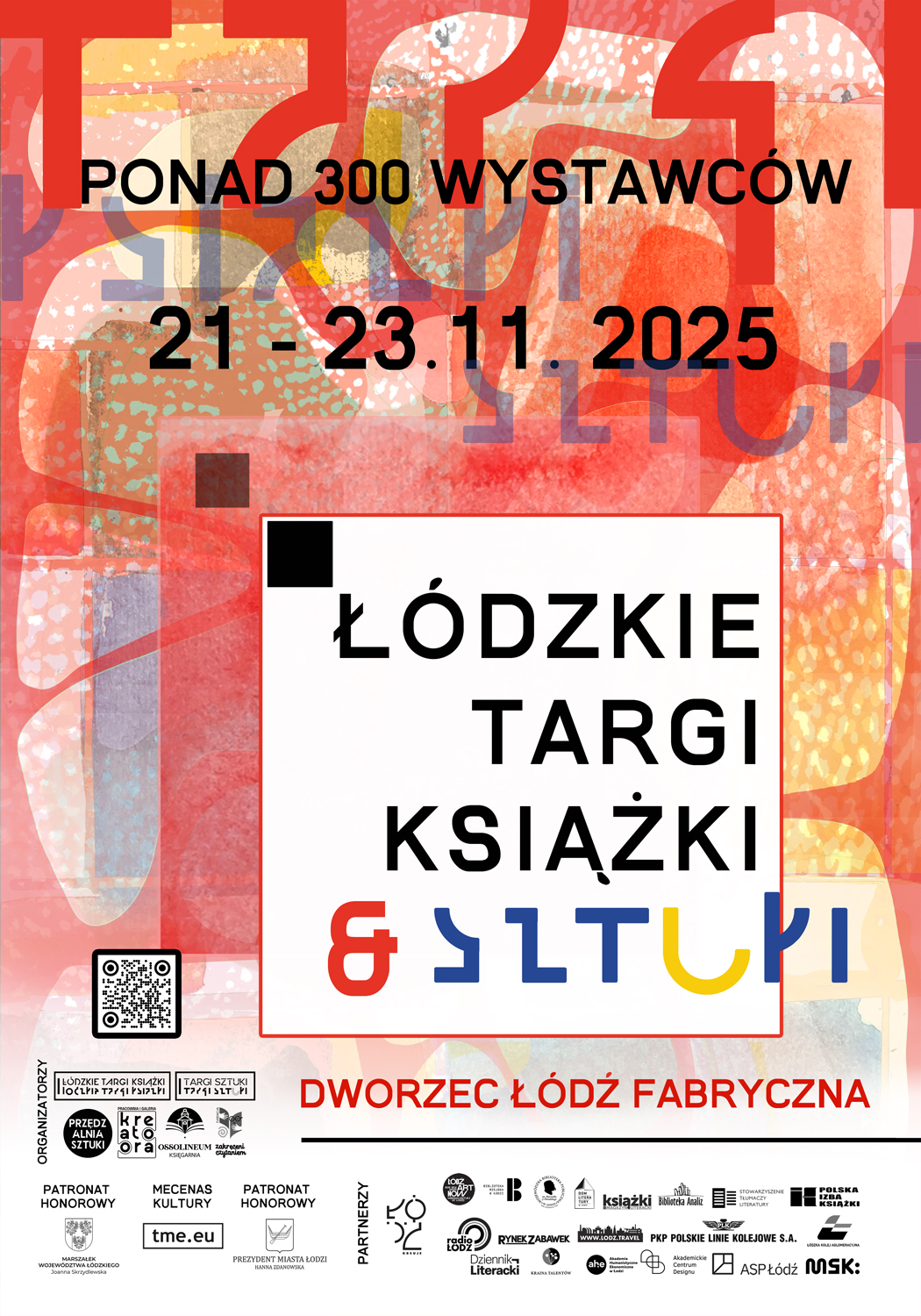 Plakat Łódzkich Targów Książki 2025