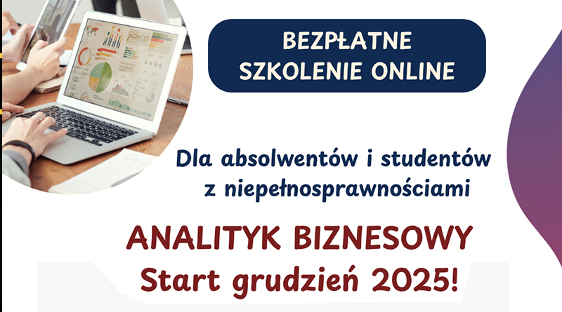 Baner szkolenia Analityk finansowy w ramach projektu Dyplom i co dalej